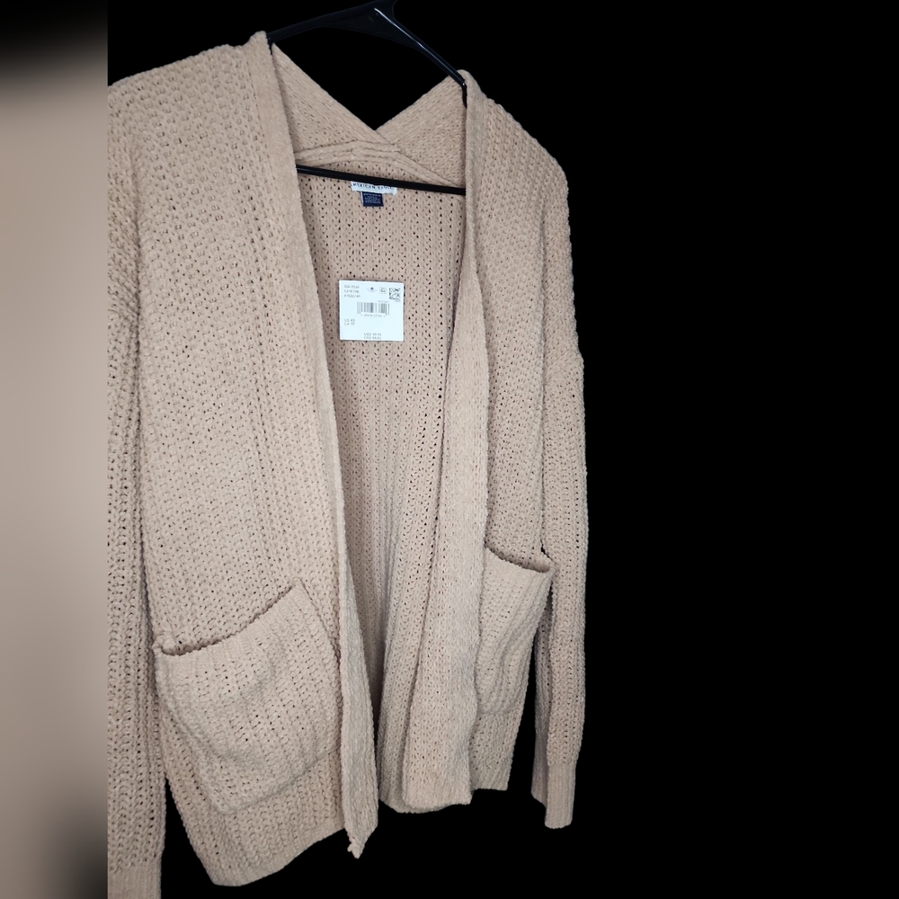Womens Tan  American Eagle  Cardigan With Pockets. X-small NWT - Picture 3 of 6